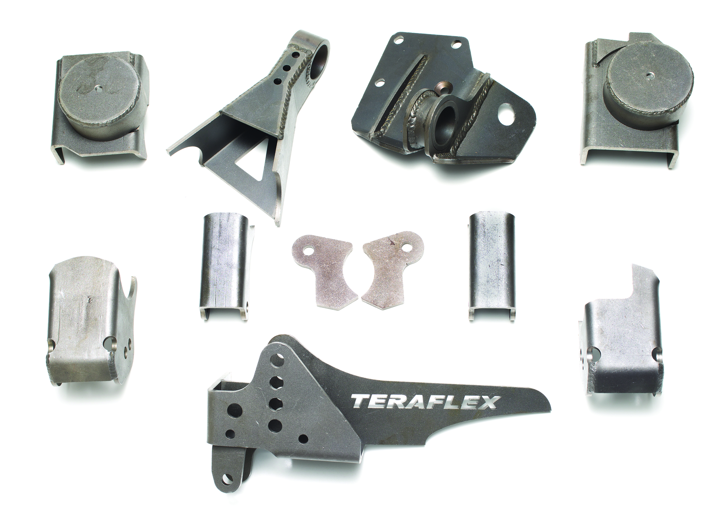 TeraFlex JK: Tera60 Front Axle Bracket Kit (3.25&quot; OD)